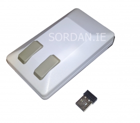 Tank Mouse White Beige USB Wireless...