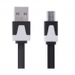 USB Flat 1m Male to Micro USB Male Data Charger Cable Adapter