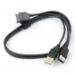 Hard Disk SATA 22 Pin to eSATA Data USB Cable Adapter R1BO