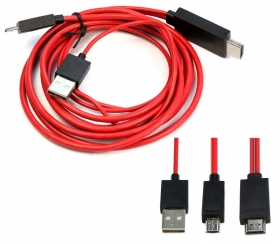 Micro USB To HDMI MHL Cable Adapter Samsung...