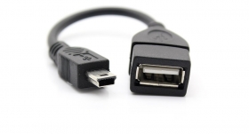 Mini USB B 5 PIN Male to USB A Female Cable...
