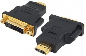 Gold Plated Female DVI to Male HDMI Adapter...