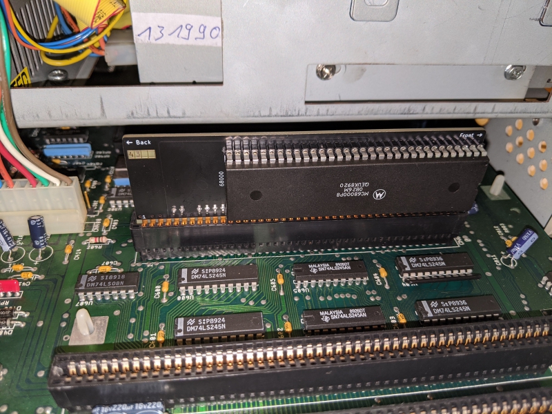 Amiga 2000 CPU Processor Relocator Riser for A500 Turbo Cards