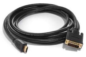 HDMI to DVI 1m Cable HDTV 1080P Video Gold...