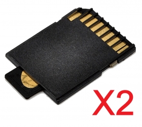 2x Micro SD TF Card To SD Memory Card...
