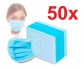 50x New Protection 3-Layers Fabric Mouth Cloth Nose Face Mask
