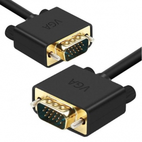 Premium 2m Gold VGA Monitor Cable 15 PIN...