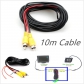 10m RCA Car Reverse Parking Camera Video Cable Detection Wire
