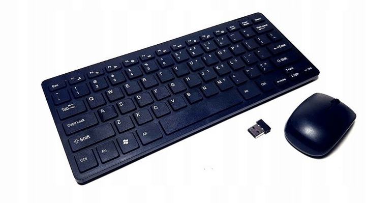 Mini USB 2.4 GHz Wireless Black PC Computer Keyboard + Mouse Set