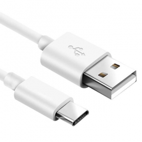 1m Flexible Type C USB White 100cm Charge...