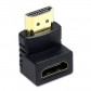 90 Degree Angle HDMI Male to Female Adapter Connector Ultra HD