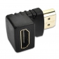 90 Degree Angle HDMI Male to Female Adapter Connector Ultra HD