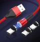 1m Magnetic Micro USB Fast Quick Charge 3.0 Red 5A Transfer