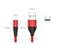 1m Magnetic Type C USB Fast Quick Charge 3.0 Red 5A Transfer