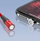 2m Magnetic Type C USB Fast Quick Charge 3.0 Red 5A Transfer