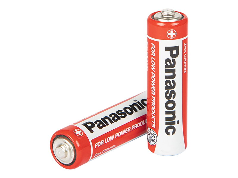 4x Panasonic Zinc Carbon Battery AA 1.5V 4 Pieces LR6
