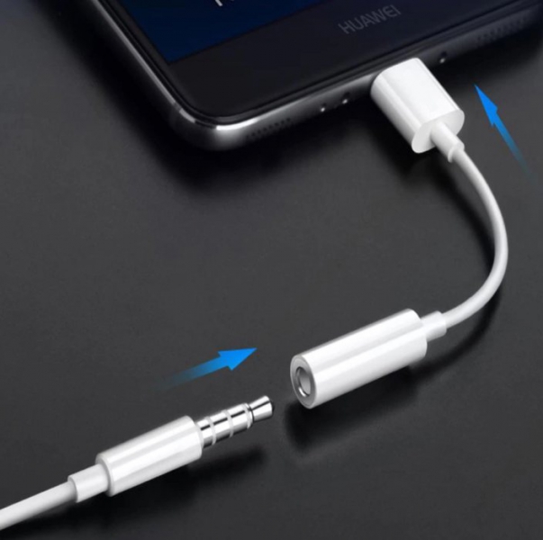 USB Type C to Jack 3.5mm Male Headphones Audio Phone Adapter