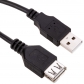 1.5m Black USB 2.0 Extension Cable Male to Female Full Speed