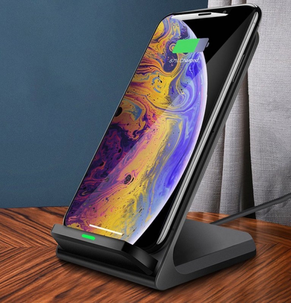15W Wireless Induction Fast Quick QI Charger Holder Stand 5V 9V