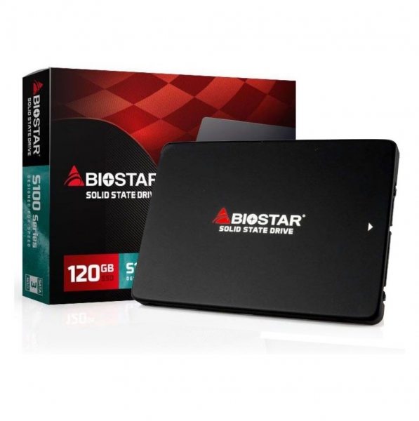 120GB SSD Hard Drive Biostar 2.5 Inch SATA III S100-120GB