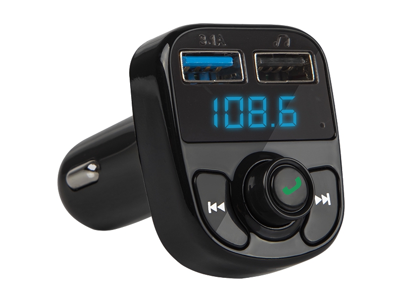 LCD FM Car Transmitter Bluetooth 5.0 USB Charger Handsfree kit
