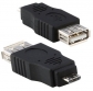 USB A Female To Micro USB B Male Adapter Converter 