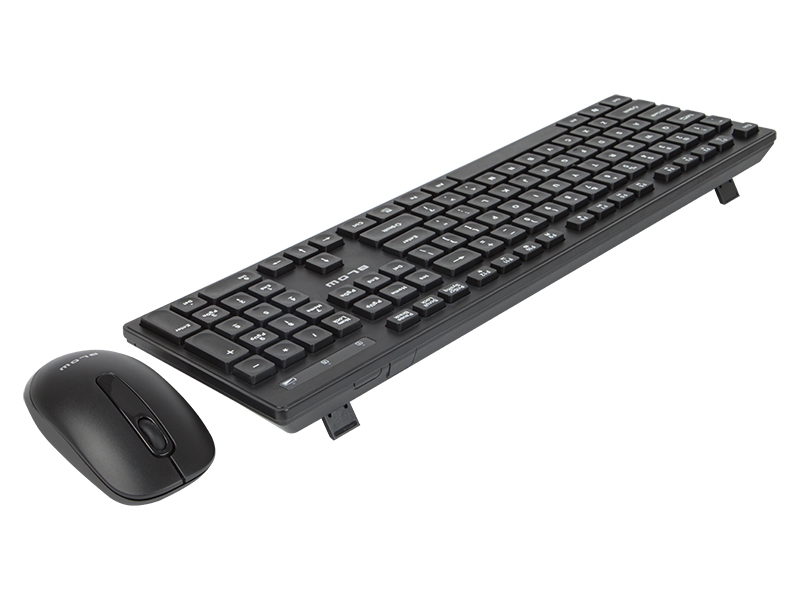 USB 2.4 GHz Wireless Black PC Computer Keyboard + Mouse Set