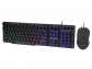 Tamer 104 Keys USB Wired Gaming PC Keyboard + Mouse LED RGB