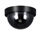 Realistic Black Dummy Fake Security Camera Surveillance CCTV LED