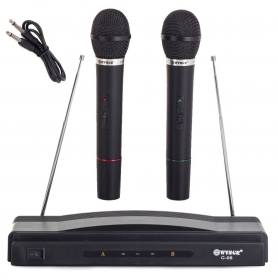 Karaoke Set With 2 Pcs Wireless Microphone...