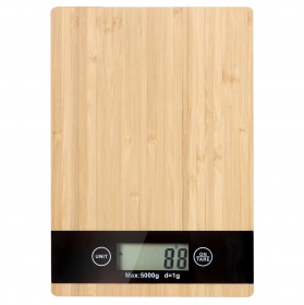 Bamboo LCD Electronic Kitchen Weighing...