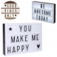 Led Combination Light Box Night Table Lamp DIY Letters Symbols