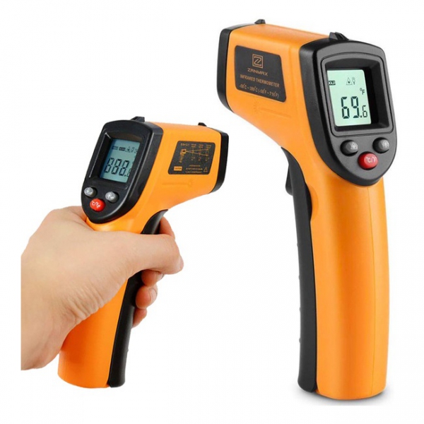 LCD Infrared Digital Thermometer Non-Contact Laser Pyrometer