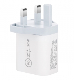 UK IRL 20W PD Main Type C Quick Charger Hub...