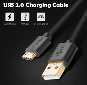 VOXLINK Micro USB Cable 2A Fast Charging...