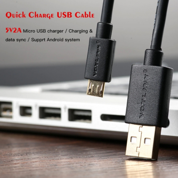 VOXLINK Micro USB Cable 2A Fast Charging Phone Data Cable 