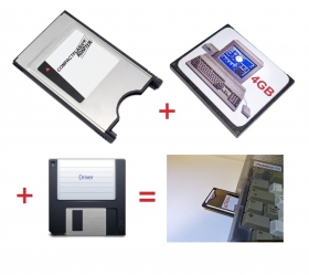 PCMCIA Adapter 4GB CF Card Transfer Kit...