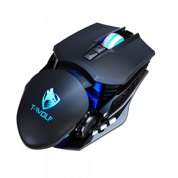 T-Wolf G530 Robocop Wired USB Optical LED Gaming Mouse 6400 DPI