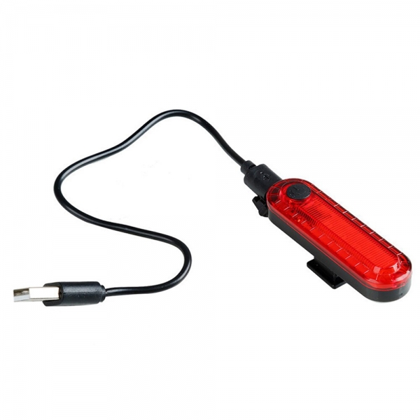 Set 1000lm LED Bicycle Bike Front Light Rear Light Red 1200mAh