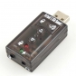 External USB 2.0 To 3D Virtual 7.1 Audio Sound Card Adapter PC