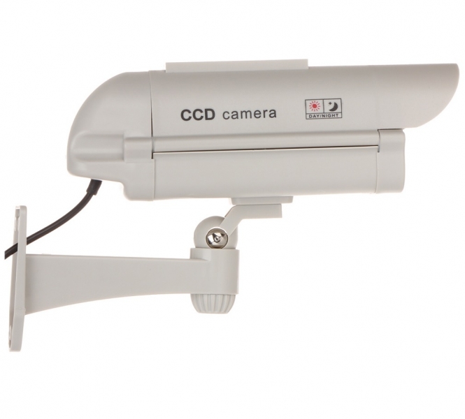 Solar Realistic Dummy Fake Security Camera CCTV Red LED