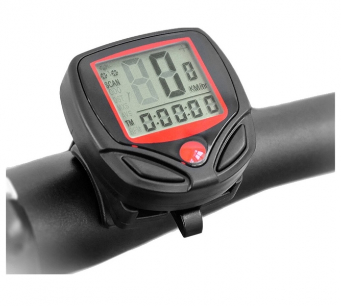 Digital Speedometer Odometer LCD Waterproof Bike Computer