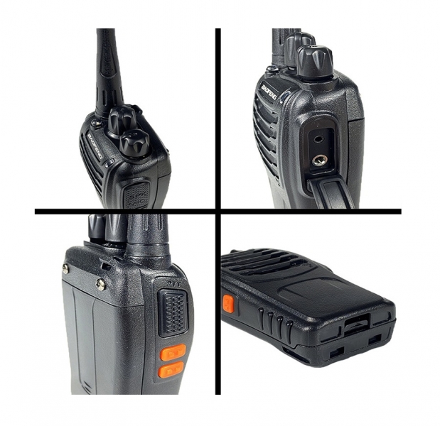 2x Baofeng BF-888S Two Way Radio 400-470 MHz Walkie Talkie Set