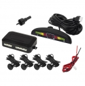 Black LED Parking Car Sensors Kit Reverse...