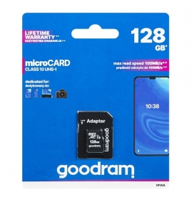 128GB Goodram Micro SD XC Memory Card UHS-I...