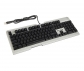104 Keys QWERTY Wired LED Mechanical Gaming PC USB Keyboard