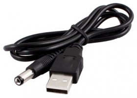 USB A Male To DC 5.5 x 2.1mm Power Cable...