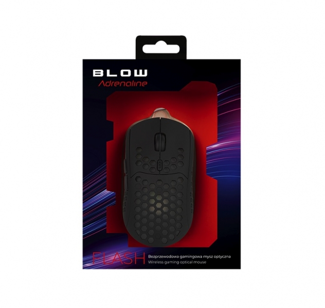 Flash Wireless Gaming USB Optical Mouse Built-In Battery LED