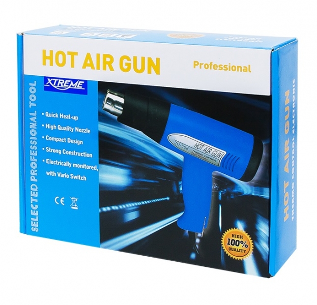 Heavy Duty DIY 1500W HEAT GUN Hot Air Gun 500°C 2 Heat Settings