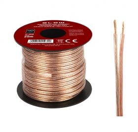 25m Twin Speaker Cable 2 x 0.75mm Loud Wire...